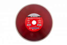Диск алмазный, отрезной сплошной, 230 х 25.4 мм, мокрая резка Matrix Professional