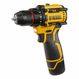 Дрель-шуруповерт аккумуляторная бесщет. CDH-BL-12, Li-Ion, 12 В Denzel