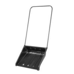 Движок для уборки снега пластиковый, 570 х 470 х 1300 мм, стальная рукоятка, Сибртех