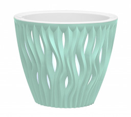 Кашпо ВДОХНОВЕНИЕ 2,25л пластиковое нефрит