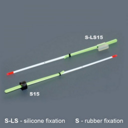 Кивок лавсановый двойной на силиконе NOD S-LS15 (120 мм, жёсткость 0,20) Helios