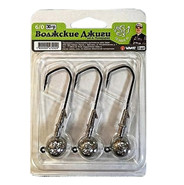 Комплект "Волжские Джиги от Питерцова" 6/0 48гр, 3шт в уп