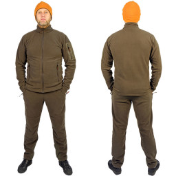 Костюм флисовый COMFORT с отделкой олива WOLF