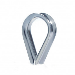 Коуш D-2 мм из нержавеющей стали DIN 6899