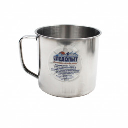 Кружка СЛЕДОПЫТ нерж. d 10 см 500 мл