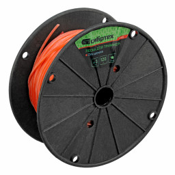 Леска для триммера звезда, на DIN катушке, 3 мм х 120 м, Сибртех