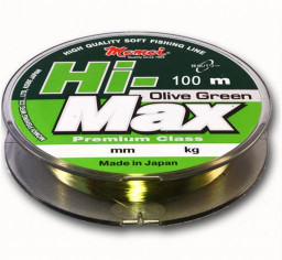 Леска Momoi Hi-Max Olive Green 0,10 мм, 1,2 кг, 30 м, зеленая