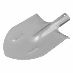 Лопата штыковая, нержавеющая сталь, 200х265 мм, ребра жесткости, без черенка, Сибртех