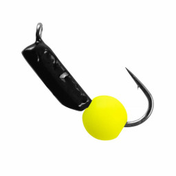 Мормышка вольф. Гвоздешарик 0,4г ядреный глаз d1.5 желтый неон  Premier Fishing