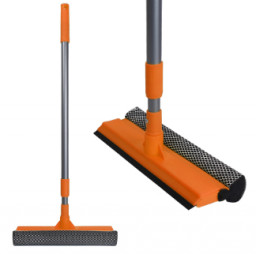 Окномойка насадка 25 см черенок 95 см телескопический оранж Умничка