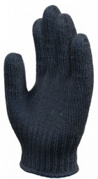 Перчатки двойные черные с ПВХ ЛАФА