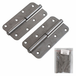 Петля накладная ПН1-130 без покрытия левая 2 шт в упаковке