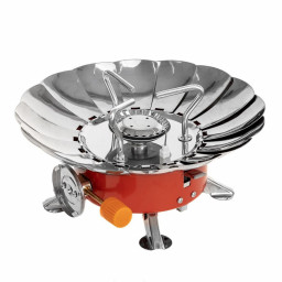 Плита газовая HELIOS мини в чехле с ветрозащитой