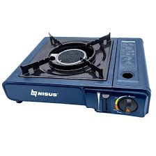 Плита газовая портативная в кейсе горелка керамическая с переходником NISUS