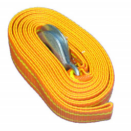 Ремень буксир. с 1  крюком ТЛ-75(жел) - 6,0м (5,5м)