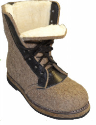 Сапоги зимние с высоким берцем NORD-3М серые/коричневые Оникс