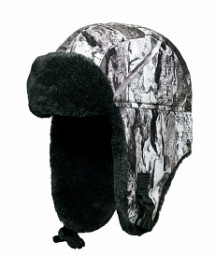 Шапка-ушанка Буран алова/изморозь КВЕСТ