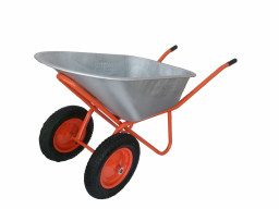 Тачка строительная двухколесная 120л/350кг MASTER