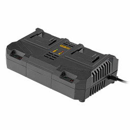 Устройство зарядное для аккумуляторов двухпортовое BCH-20-4.0x2, Li-Ion, 20 В, 4.0 А Denzel