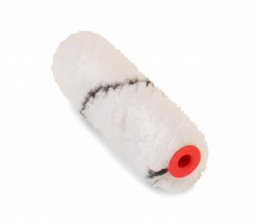 Валик 100 мм мини для водных красок полиэстер черные полосы ворс 12 d17мм 10см Color Expert